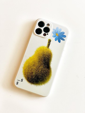 SoftServe柔軟供應 毛毛梨 適用於iphone原創液態硅膠手機保護殼