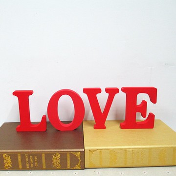 ,創意英文字母LOVE擺件婚慶婚禮新房間裝飾品臥室柜臺店鋪櫥窗擺