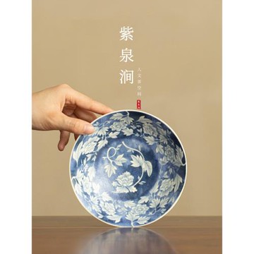 JOJO'S L. PD.紫泉澗.日式蘇打釉牡丹花壺承茶承家用復古 | 釵子