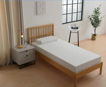 舒眠柔睡紓壓標準單人床20公分+希臘風情造型萬用墊枕