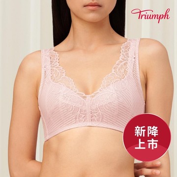 黛安芬-天竺花美形系列 法式無鋼圈內衣 C-E 粉玫