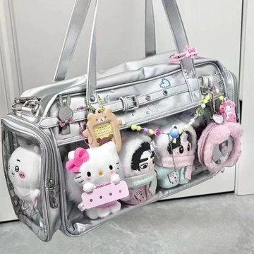 2025新款夏季日系制服痛包單肩追星大食量學生日常休閑斜跨包