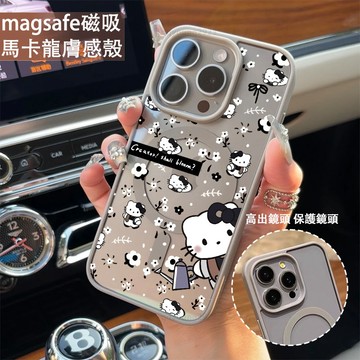 煙花KT貓 磁吸手機殼iPhone17 適用蘋果i16 15 14 13 12 11 iX保護殼 Magsafe防摔殼