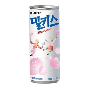 韓國 樂天 草莓優格風味碳酸飲 250ml (TW052)