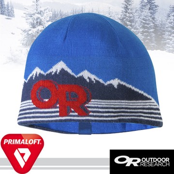 Outdoor Research 經典 Advocate Beanie 輕量透氣抗水毛織雙層保暖帽子_藍