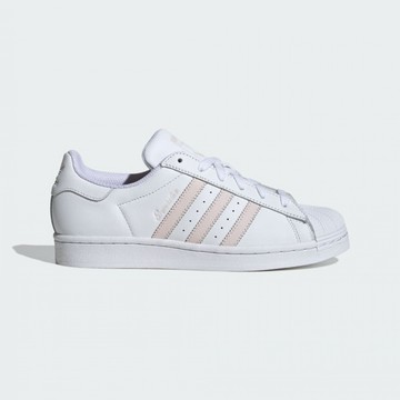 【ADIDAS】SUPERSTAR W 休閒鞋 女鞋 白粉-IE3001