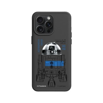 iPhone 15 Pro Max SolidX 黑 - 迪士尼-星際大戰 Star Wars - 星際大戰 – R2-D2 結構圖