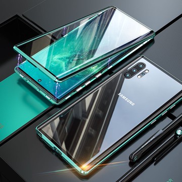 升級版 雙面鋼化玻璃萬磁王 三星s26 A53 A55 Note 10 Plus a56磁吸保護殼 掀蓋殼手機殼 保護套
