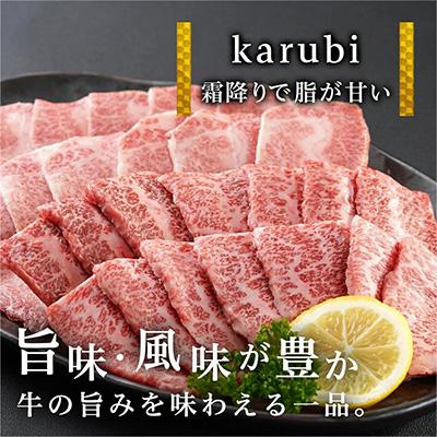 ふるさと納税 都城市 宮崎牛カルビ焼肉セット400g