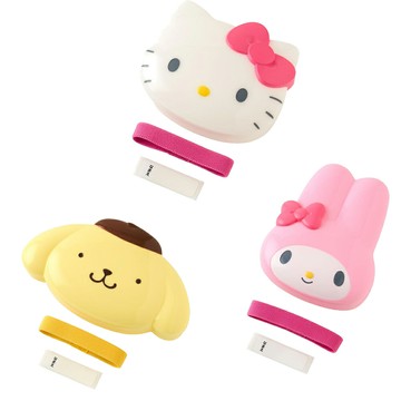 真愛日本 凱蒂貓 kitty 美樂蒂 布丁狗 造型便當盒 附束繩 便當盒 餐盒 水果盒 KD111