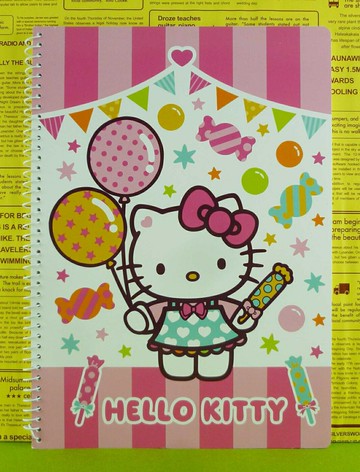 【震撼精品百貨】Hello Kitty 凱蒂貓 筆記本 氣球 粉【共1款】 震撼日式精品百貨