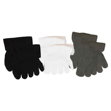 足健美襪品 台製精梳棉不起毛球五趾襪 6雙組 男女適用  22~26  黑 + 灰 + 白