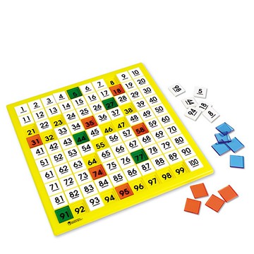 學習資源 黃色數字排列板套組  1套