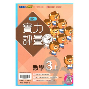 翰林國小實力評量數學3上