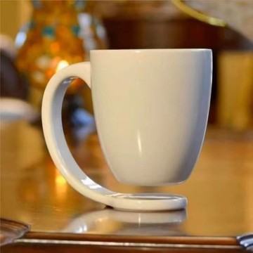 【☕️奇妙懸浮】創意懸浮馬克杯 大容量咖啡杯陶瓷杯 酒店家用杯子水杯 磁吸懸浮設計 防燙手柄 禮品套裝 辦公室居家必備