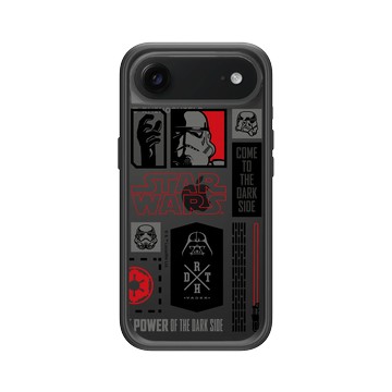 iPhone Air Mod NX -邊框背蓋組合 (相機按鈕) 黑 - 迪士尼-星際大戰 Star Wars - 風暴兵&光劍-潮流系列