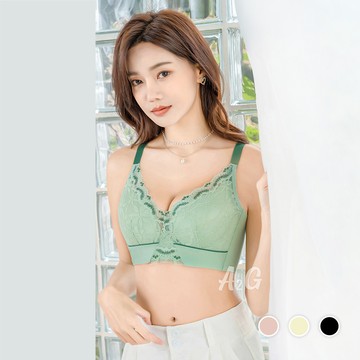 A2G®【雙色花語】粉嫩系透氣按摩Bra︙A-C罩杯︙8088