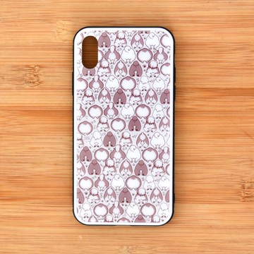 狗屁股鋼化玻璃 iPhone 手機殼