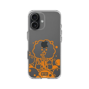 iPhone 17 Clear Case（相機按鈕） 透明 - BT21 - Monochrome RJ