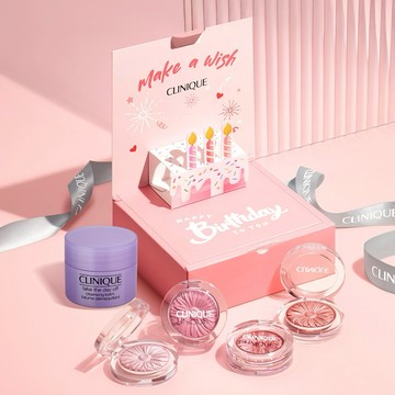 【CLINIQUE 倩碧】小花腮紅生日快樂禮盒 🎁  雙魚座生日禮物 ♓️  送女友 生日禮物推薦