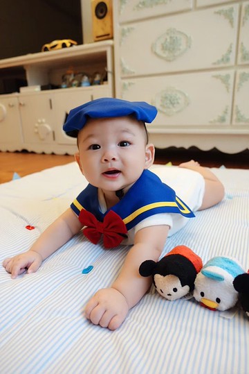 海軍領全家穿起來!**附蝴蝶結+帽子**【ZAZAZOO】