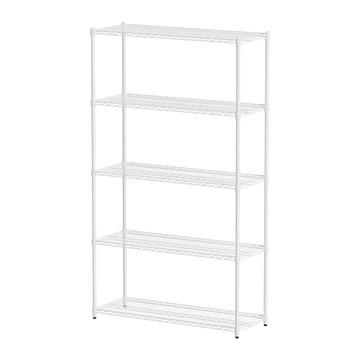 【dayneeds】荷重型 120x45x210公分 五層烤白波浪架