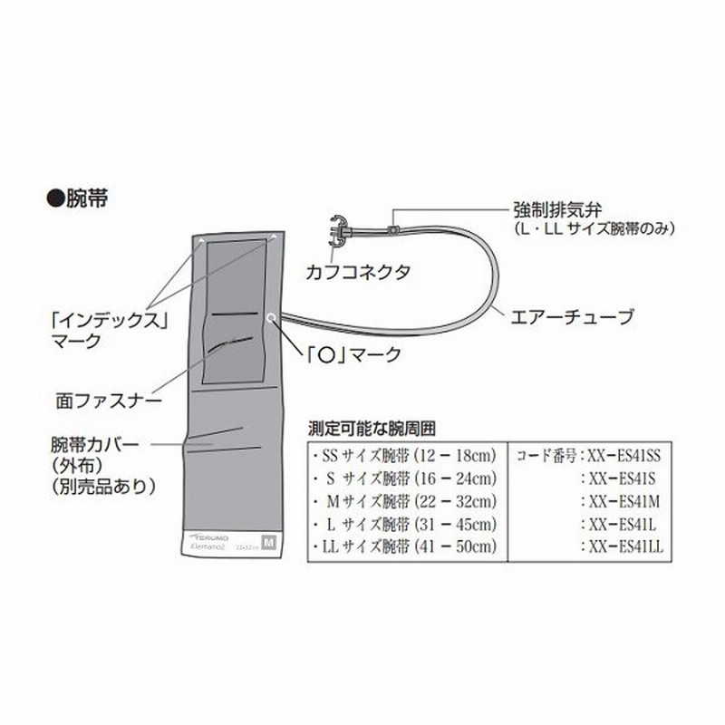 エレマーノ2 H56用腕帯 S テルモ Aso 8 7025 32 医療 研究用機器 通販 Lineポイント最大0 5 Get Lineショッピング