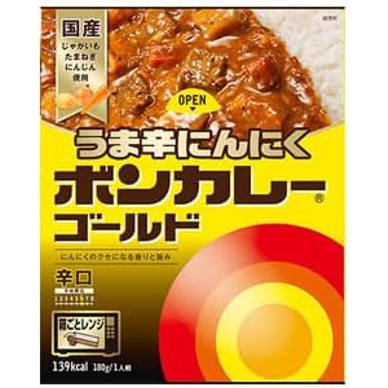 大塚食品 ボンカレーゴールド うま辛にんにく 辛口 180g×30個入