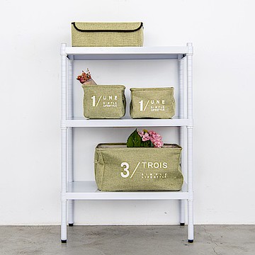 dayneeds 極致工藝 60x35x90cm三層置物架(烤漆白) 收納架/儲藏架/書架