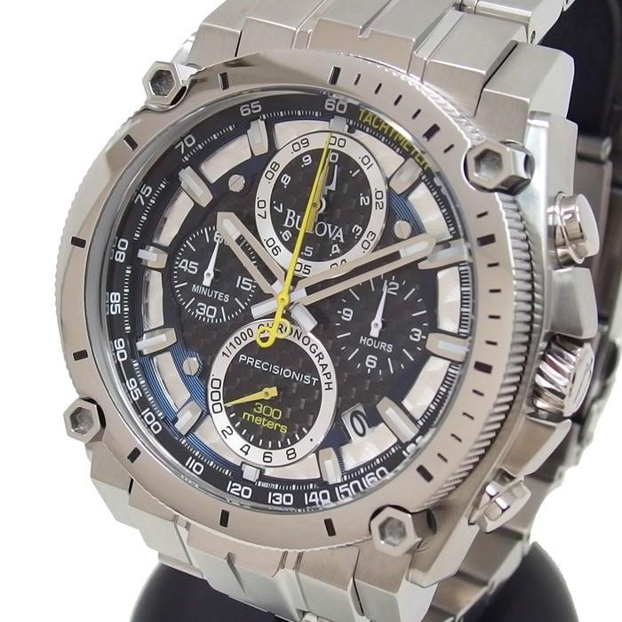 bulova ブローバ プレシジョニスト　メンズ腕時計 96B175 ブローバ 腕時計 プレシジョニスト 96B175 ブラック×ステンレス