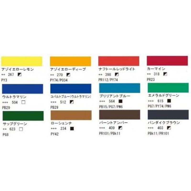 日用品 文具 関連商品 アクリリックカラー120ml 12色BNセット AAC12SETBN