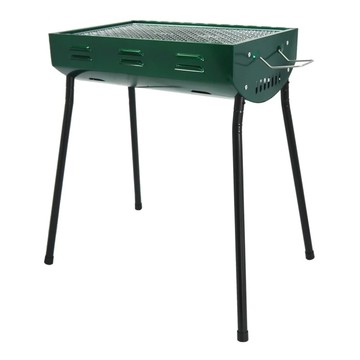 行家 直立式烤肉架 攜帶/組裝/收納方便 木炭用 BH-4601 4~6人用  軍綠色  1個