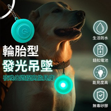 【台灣現貨】 寵物發光吊墜 寵物LED吊墜 夜間遛狗防丟失夜光燈 閃光警示燈