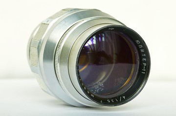 測試了適用於 SLR M39 介面的 Jupiter-11 4/135 鏡頭 USSR KOMZ