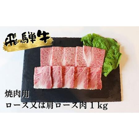 ふるさと納税 A5等級飛騨牛焼肉用1kgロースまたは肩ロース 岐阜県岐阜市