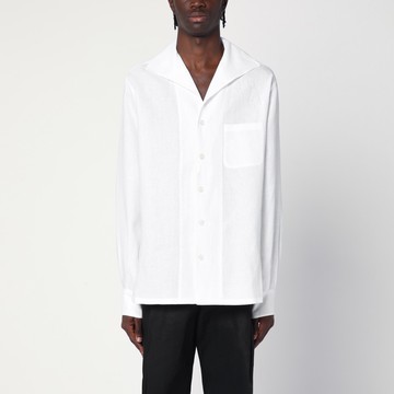 White linen shirt