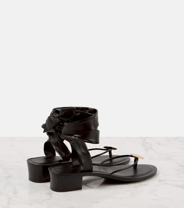 The Row Cord leather thong sandals