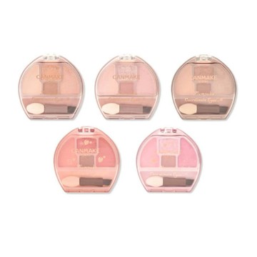 [快速出貨]【Canmake】四色臥蠶盤 臥蠶膨脹 日本臥蠶盤 提亮眼影色