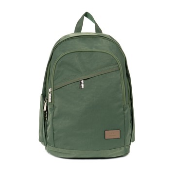 J II 後背包-陽光雙拉鍊防潑水後背包-石墨綠-6005-8