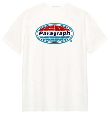【PARAGRAPH】26SS NO.040 TOWELING PATCH TEE 短T (白色)