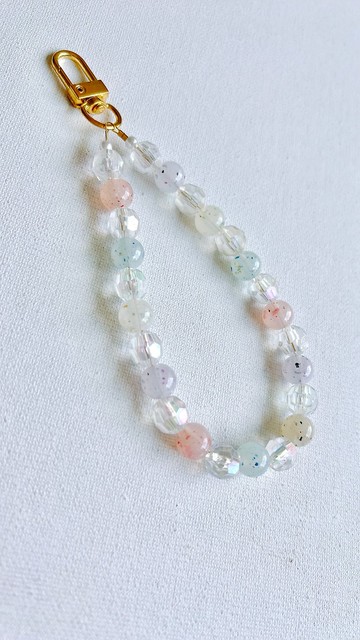 【全館清倉最高折800】冰晶彩色大理石 手機背帶手機掛繩手機殼防