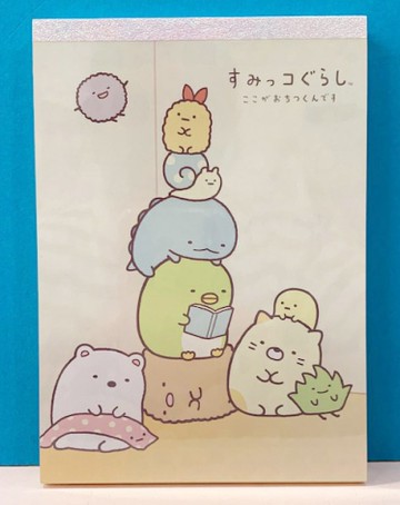 【震撼精品百貨】角落生物 Sumikko Gurashi~San-X 角落生物便條本(L)-米疊疊樂#69344