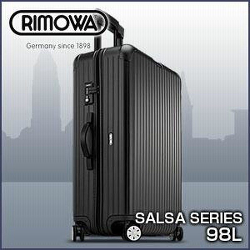 RIMOWA / スーツケース サルサ 60L ブラック マルチホイール TSA-