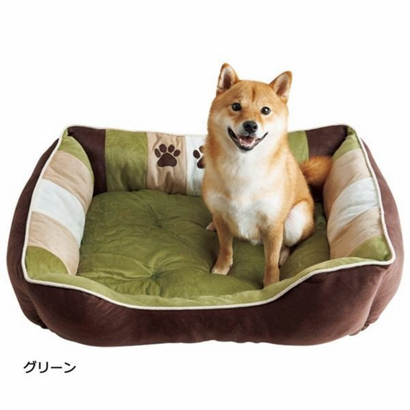 ふかふかペットベッド2 ペット用ベッド 寝床 洗える 犬用 猫用 犬猫用 ドッグ キャット Ll グリーン 通販 Lineポイント最大get Lineショッピング