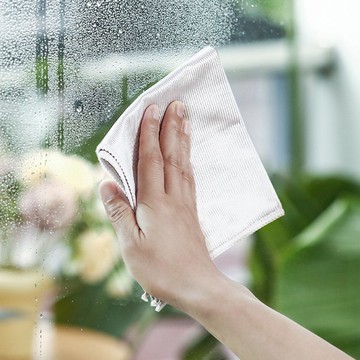 【日本霜山】超細纖維玻璃鏡面無水痕抹布(30x30cm)-3條入-多色選