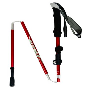 tanerdd 鋁合金登山杖  110~130cm  紅色  1支