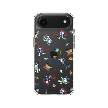 iPhone Air Clear Case（相機按鈕） 透明 - 迪士尼-玩具總動員 Toy Story - 鉛筆畫的玩具總動員
