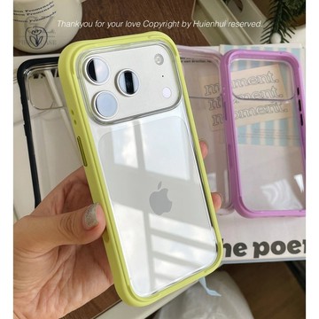糖果色 適用於iPhone 17pro 18Pro 超薄散熱手機殼 蘋果18Promax 液態硅膠邊框透明防摔殼 保護殼