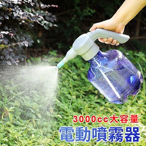 電動噴霧器 噴霧機 澆水壺 酒精/次氯酸水 (3L/USB充電)藍色