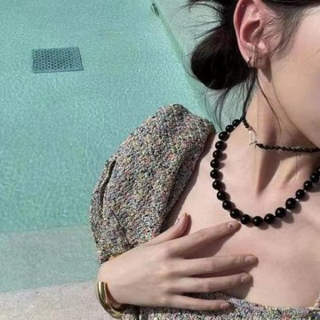 MoonDy 高級感 保平安 chocker 疊戴項鍊 歐美項鍊 長項鍊 女項鍊 鎖骨鍊